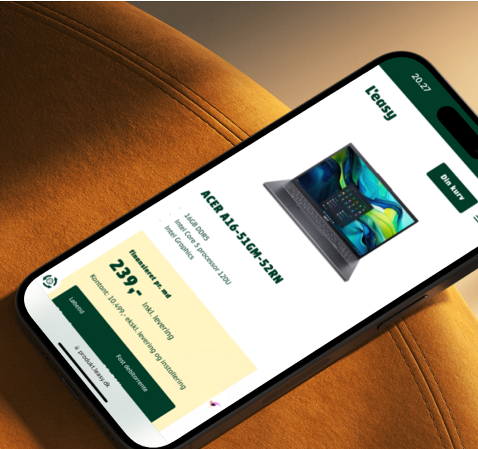 UX-optimeringer løfter L'easys brugerrejse